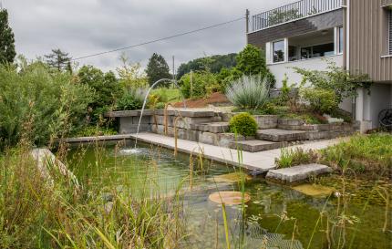 Privatgarten, Thal